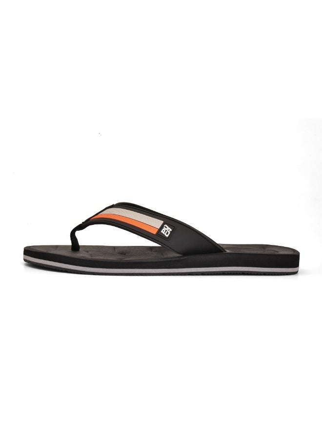 Puca Slippers For Men Strong Grip and Comfortable slippers Stylish Men's Slippers Clad Black - Image 4